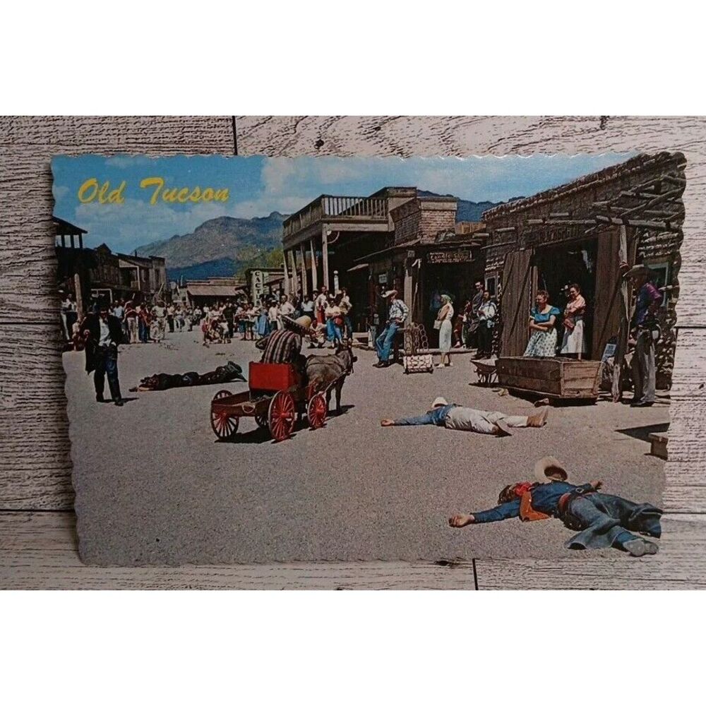 VTG Postcard Old Tucson Arizona 1865 Travel‎ Ephemera Memorabilia Souvenir